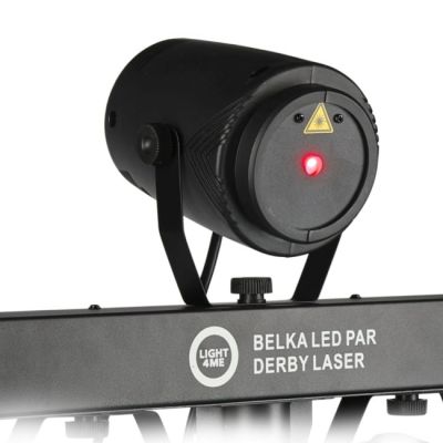3. Multiefekt LIGHT4ME BELKA LED PAR DERBY LASER