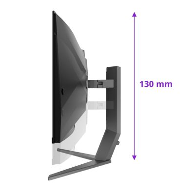54. AOC AGON PRO AG346UCD monitor komputerowy 86,4 cm (34") 3440 x 1440 px Wide Quad HD QD-OLED Czarny, Szary