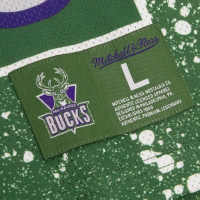 3. Koszulka męska bez rękawów Mitchell & Ness NBA Milwaukee Bucks Tank Top