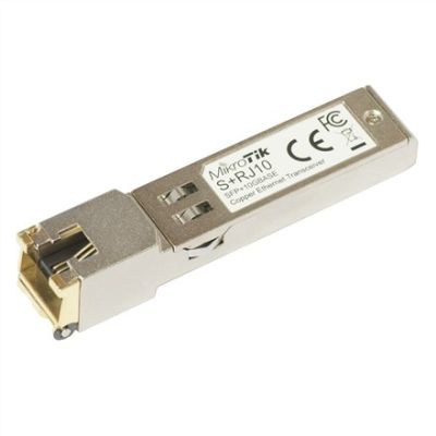 5. MikroTik S+RJ10 Moduł SFP+ 10Gb/s, RJ45
