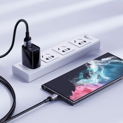 16. Kabel Joyroom Extraordinary Series A10 USB-A / USB-C 3A 1.2 m - czarny