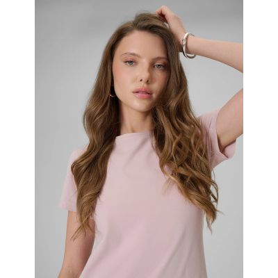 3. T-shirt slim gładki damski 4F 4FRSS26TTSHF3628-56S