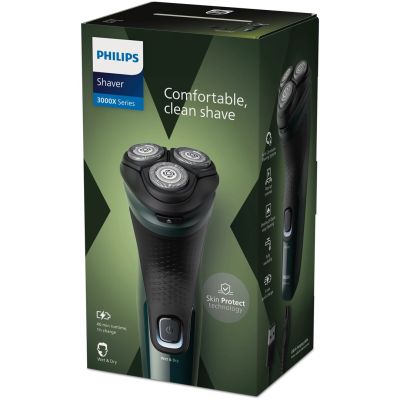 13. Philips Golarka Seria 3000X X3002/00 Golarka elektryczna do golenia na mokro i na sucho