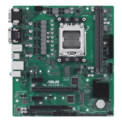 2. ASUS PRO A620M-C-CSM AMD A620 Gniazdo AM5 micro ATX