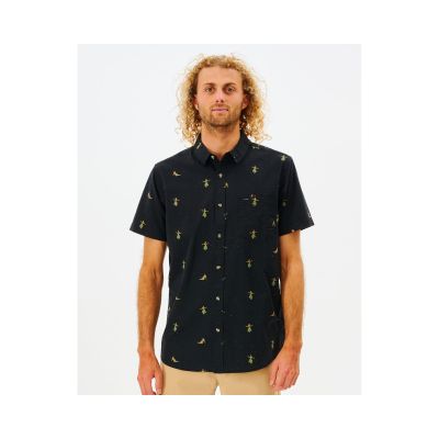 Koszula RIP CURL Hula Breach S/S Shirt czarny
