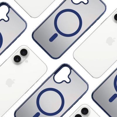 11. Etui 3mk Frosty MagCase na iPhone 17 - niebieskie