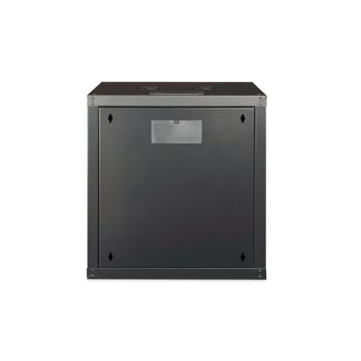 12. Digitus Szafa sieciowa wisząca Unique 19" 12U rack 600x600, drzwi szyba, czarny, niedzielona, złożona, 100kg
