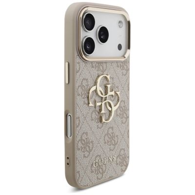 4. Etui Guess 4G Big 4G Classic Logo na iPhone 17 Pro / 18 Pro - różowo-złote