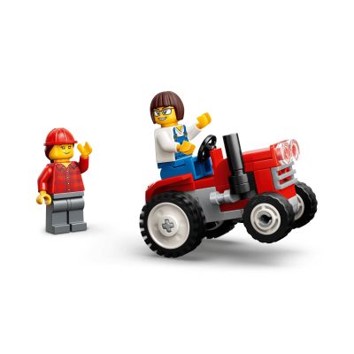 6. LEGO City 60509 - Portowy pociąg towarowy, dźwig i ciężarówka