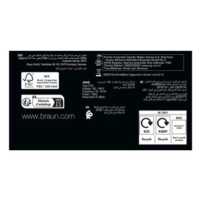 6. Braun Series 9 Pro+ 9625s Golarka foliowa Przycinarka Grafitowy