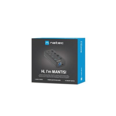 7. Hub NATEC Mantis 2 NHU-1557 (4x USB 3.0; kolor czarny)
