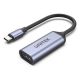 UNITEK V1416B adapter kablowy 0,15 m USB Type-C HDMI Szary