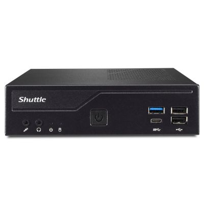 5. Komputer barebone Shuttle DH610 S1700 H610 BLACK 120W/GLN HDMI DISPLAY-PORT COM-PORT