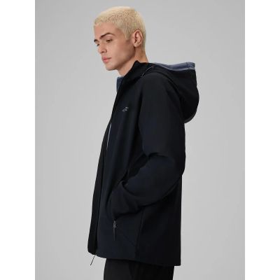 3. Kurtka typu softshell z kapturem męska 4F 4FWAW26TSOFM608-20S