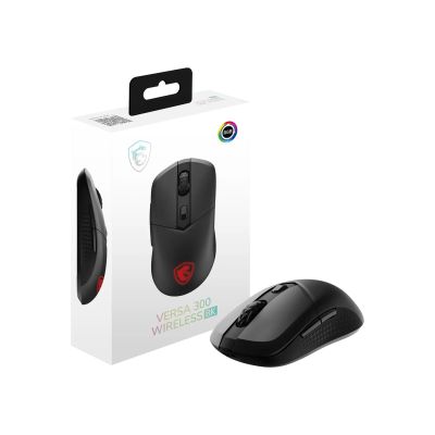 5. MSI VERSA 300 WIRELESS 8K myszka Gaming Oburęczny RF Wireless + Bluetooth + USB Type-A Optyczny 2600 DPI