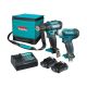 3. Zestaw narzędzi Makita CLX224A Combo Kit CXT Battery Toolbox 12V MAX; 2 x 2.0 Ah Li-ion (DF333D + TD110D)