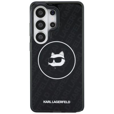 3. Etui Karl Lagerfeld IML Repeated Choupette MagSafe na Samsung Galaxy S26 Ultra - czarne