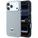 Etui Karl Lagerfeld Grained Karl Head Metal MagSafe na iPhone 18 Pro Max / 17 Pro Max - szare