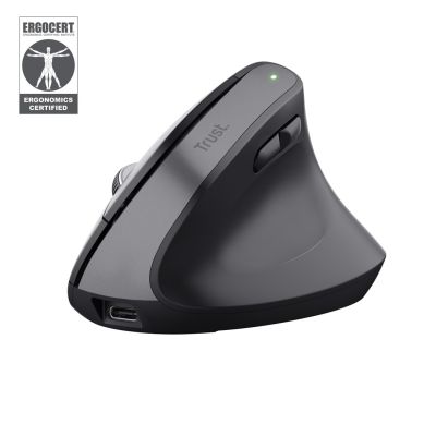 18. Mysz Trust BAYO+ ERGONOMIC WIRELESS Black
