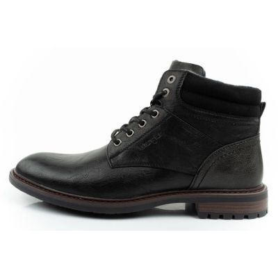 2. Wrangler George  buty męskie sztyblety trzewiki eleganckie modne czarne