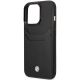 6. Etui BMW Leather Card Slot na iPhone 14 Pro - czarne