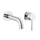 IN-WALL WASHBASIN MIXER DAFNI. CHROME