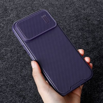 13. Nillkin CamShield S Case etui iPhone 14 Pro Max pancerny pokrowiec osłona na aparat zielone