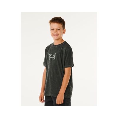 2. Koszulka chłopięca RIP CURL Eternal Shred Wash Tee-Boy czarna