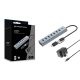 4. Conceptronic HUBBIES21GP huby i koncentratory USB 3.2 Gen 1 (3.1 Gen 1) Type-A 5000 Mbit/s Szary