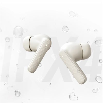 5. Słuchawki dokanałowe QCY Buds z ENC SBC IPX4 Bluetooth 5.4 - białe