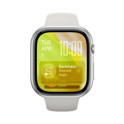 5. Etui ochronne AMAZINGTHING Minimal na Apple Watch Series 11 46mm - srebrne