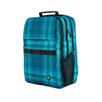 5. Plecak HP Campus XL do notebooka 16" 7J594AA Niebiesko-Turkusowa krata