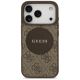 3. Etui Guess 4G Circle Classic Logo MagSafe na iPhone 17 Pro - brązowe