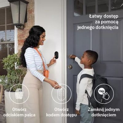 4. Klawiatura do inteligentnego zamka Linus Yale Smart Keypad 2 z czytnikiem linii papilarnych