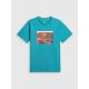 5. T-shirt regular z nadrukiem męski 4F 4FRSS26TTSHM4238-35S