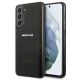 Etui AMG Leather Debossed Lines na Samsung Galaxy S21 FE - czarne