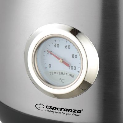 5. ESPERANZA CZAJNIK ELEKTRYCZNY THAMES 1.7 L SREBRNY MATOWY EKK029
