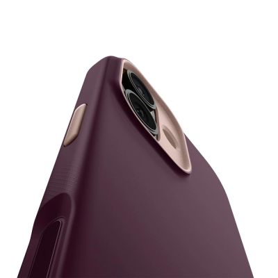 12. Etui Spigen Nano Pop Mag MagSafe na iPhone 17 - bordowe
