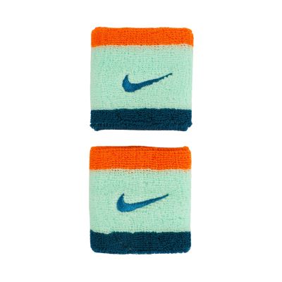 Frotki na rękę Nike Swoosh Wristbands 2 szt. zielone N1012405322