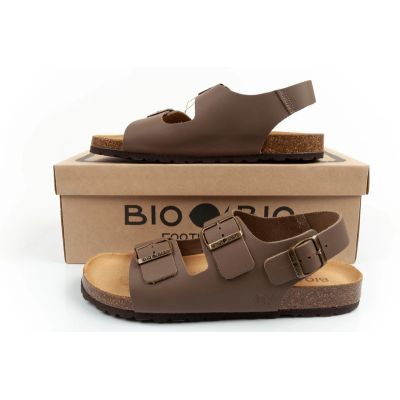 10. Bio Bio buty sandały męskie profilowane skóra naturalna