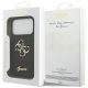 8. Etui Guess Fixed Glitter Big 4G na iPhone 17 Pro - czarne