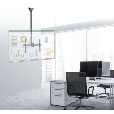 4. Techly ICA-CPLB 946S uchwyt do tablic informacyjnych 177,8 cm (70") Czarny