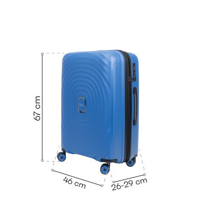 18. Walizka SwissBags Echo 67 cm 17786 morski