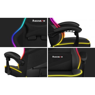 3. Fotel gamingowy Huzaro Force 4.4 RGB Black