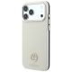 2. Etui Guess Grained Round Strass Logo MagSafe na iPhone 18 Pro Max / 17 Pro Max - beżowe
