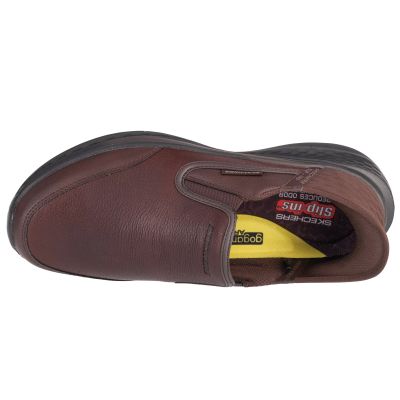 3. Skechers Slip-Ins: Slade 205237-RDBR Brązowe 40
