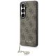 2. Etui Guess 4G Classic Logo Charm MagSafe na Samsung Galaxy S26 - brązowe