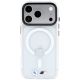 3. Etui BMW M IML Glossy Metal Logo & Trims MagSafe na iPhone 17 Pro / 18 Pro - przezroczyste