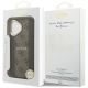 8. Etui Guess 4G Stripe MagSafe na iPhone 17 - brązowe