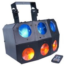 Efekt świetlny LIGHT4ME SIX EYE BEAM mocny efekt beam LED + PILOT